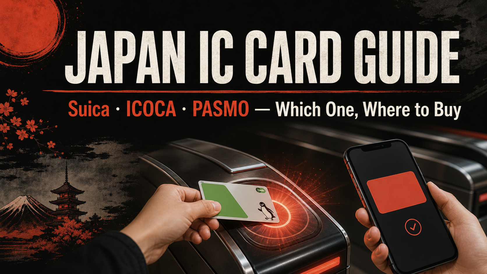 日本交通卡攻略——Suica、ICOCA、PASMO 怎麼選、怎麼買、怎麼儲值