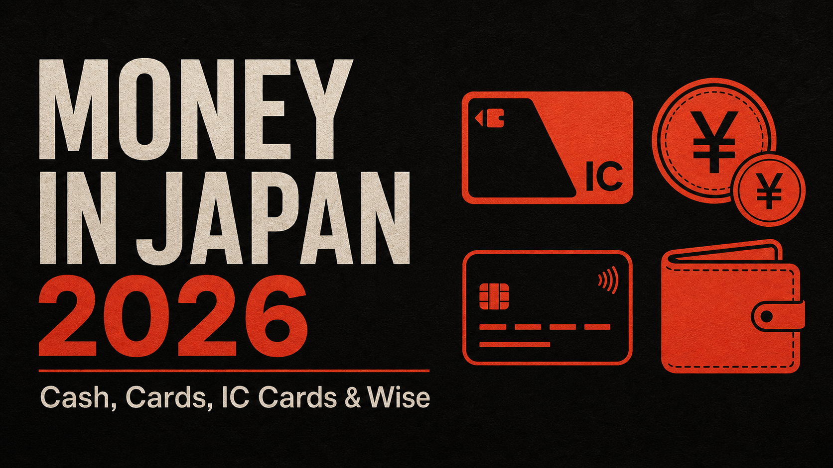 Japan money guide 2026 — IC cards, cash, Wise and travel insurance explained