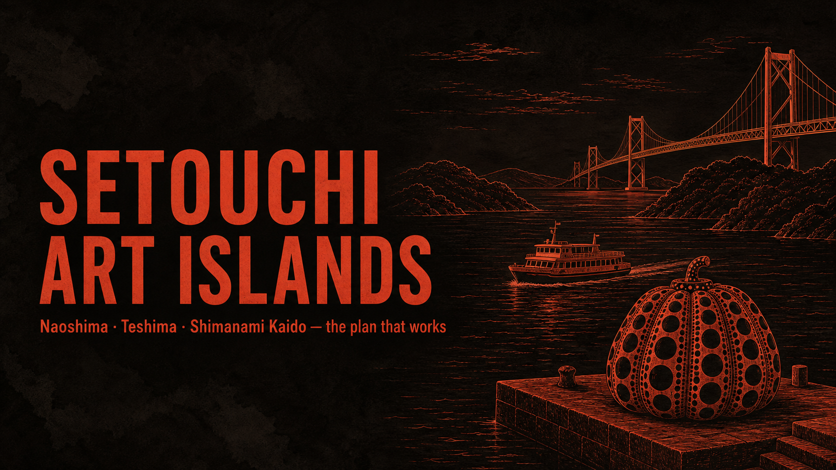 Setouchi art islands and Shimanami Kaido — the ferry-timed 2026 plan